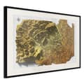 Miniatyrbild 1 av 9: Inramad Poster / Tavla - Raised Relief Map: Vienna