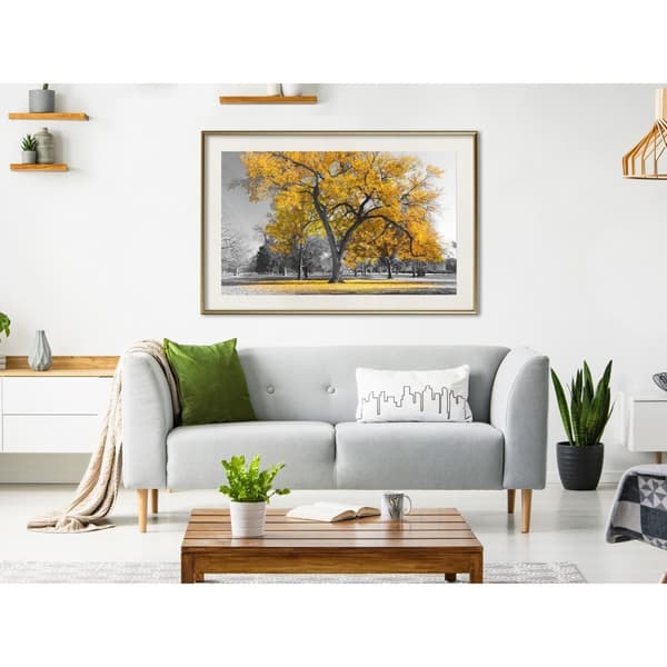 Inramad Poster / Tavla - Golden Tree