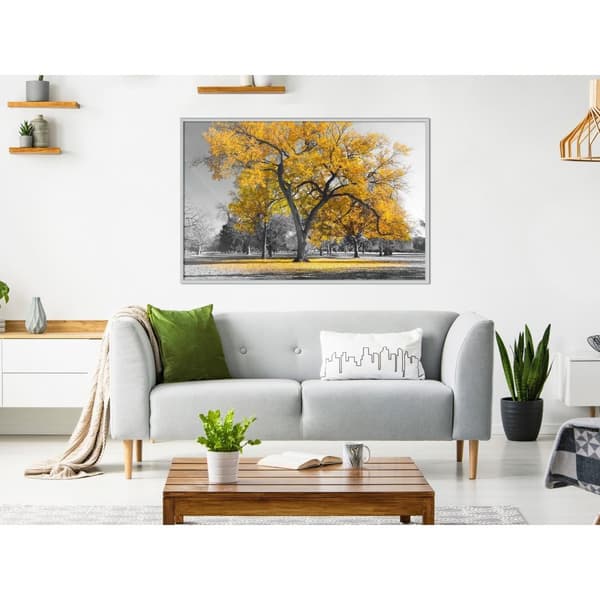 Inramad Poster / Tavla - Golden Tree
