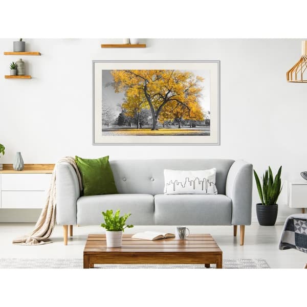 Inramad Poster / Tavla - Golden Tree