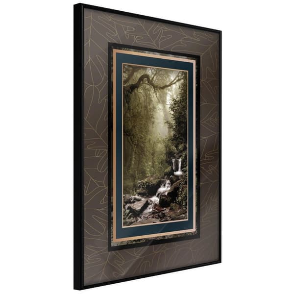 Inramad Poster / Tavla - Magical Place Svart ram 30x45