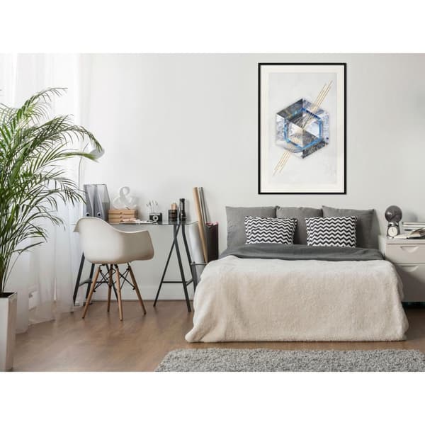 Inramad Poster / Tavla - Marble Composition II