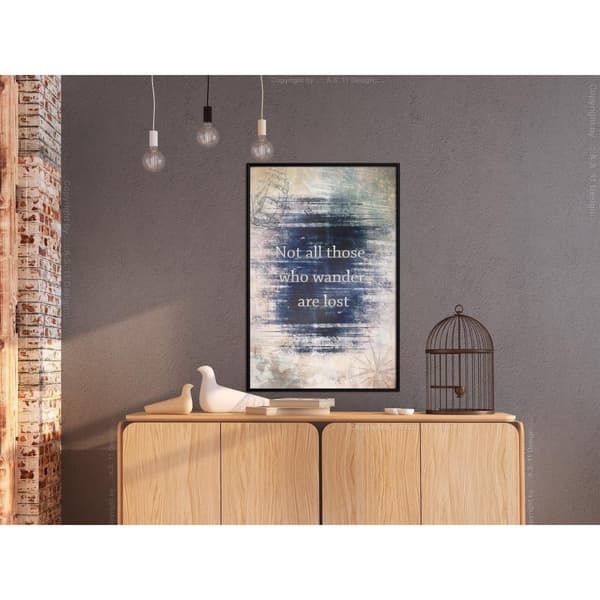 Inramad Poster / Tavla - Lost I
