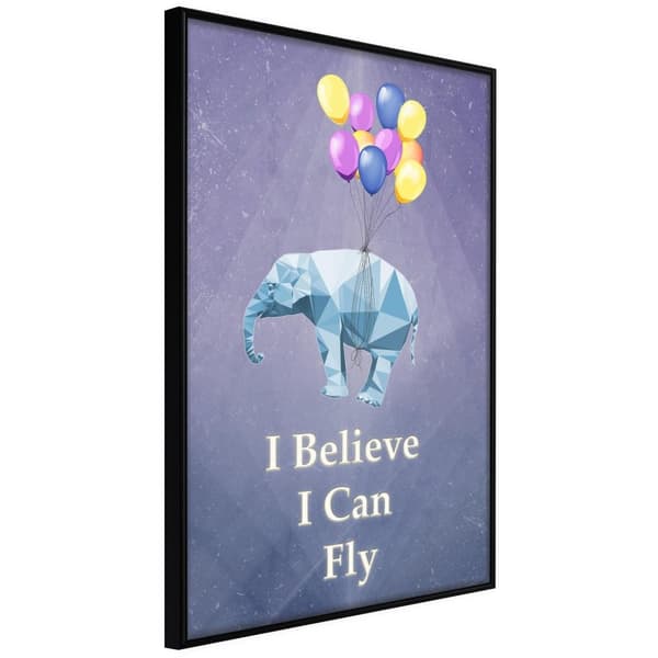 Inramad Poster / Tavla - Against Gravity Svart ram 30x45