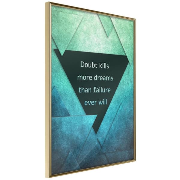 Inramad Poster / Tavla - Doubts II