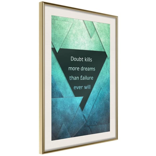 Inramad Poster / Tavla - Doubts II
