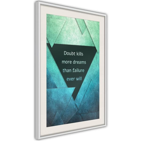Inramad Poster / Tavla - Doubts II