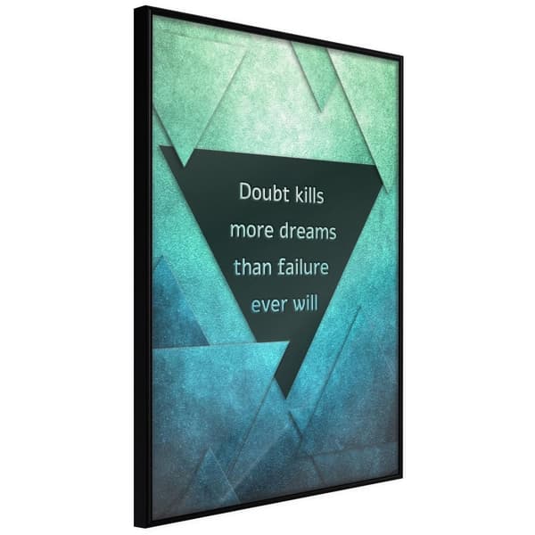 Inramad Poster / Tavla - Doubts II