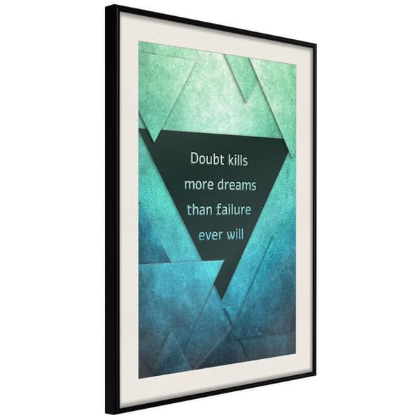 Inramad Poster / Tavla - Doubts II