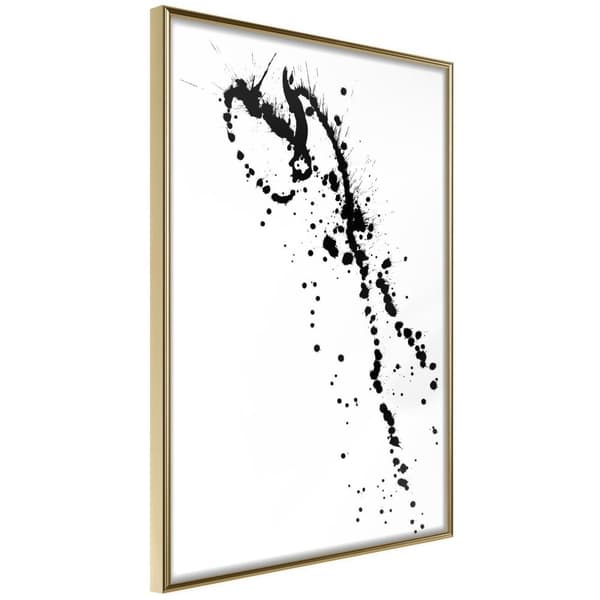 Inramad Poster / Tavla - Ink Splash