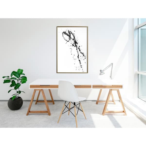 Inramad Poster / Tavla - Ink Splash