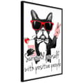Miniatyrbild 1 av 9: Inramad Poster / Tavla - Positive Bulldog
