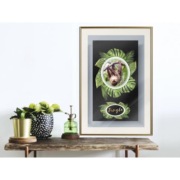 Inramad Poster / Tavla - Greetings from the Jungle