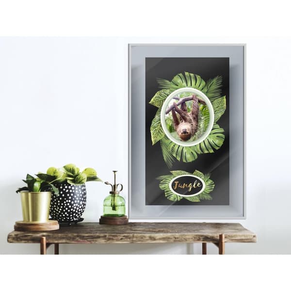Inramad Poster / Tavla - Greetings from the Jungle