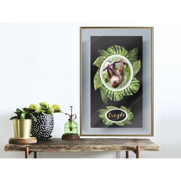 Inramad Poster / Tavla - Greetings from the Jungle