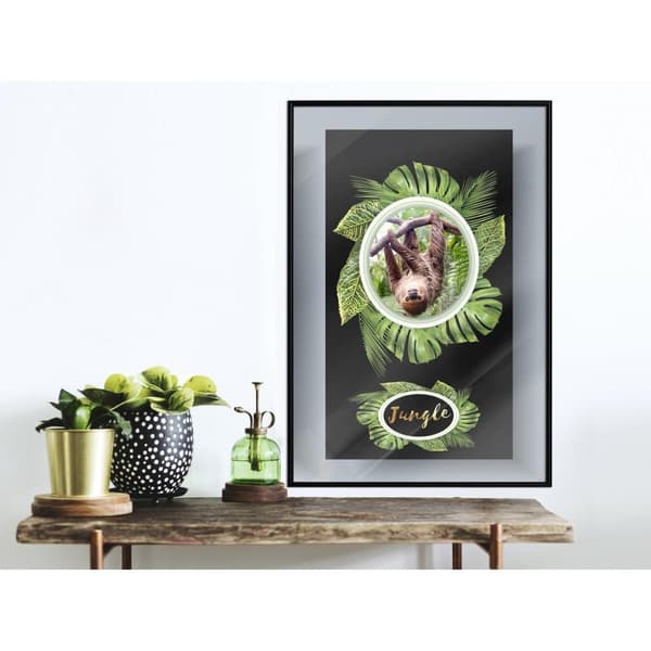 Inramad Poster / Tavla - Greetings from the Jungle