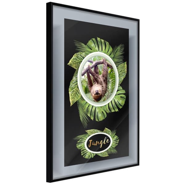 Inramad Poster / Tavla - Greetings from the Jungle