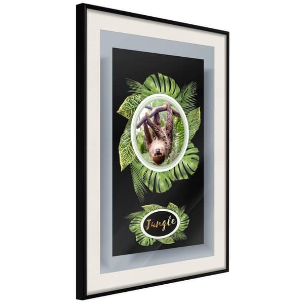 Inramad Poster / Tavla - Greetings from the Jungle
