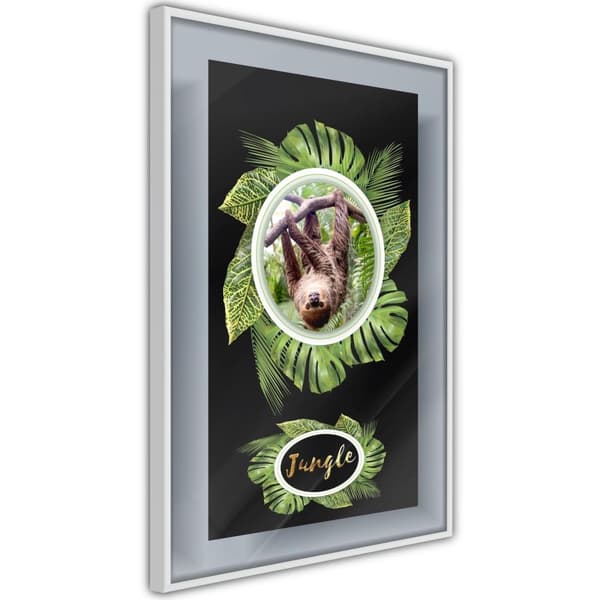 Inramad Poster / Tavla - Greetings from the Jungle
