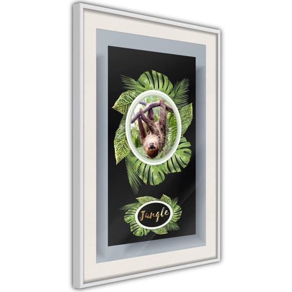 Inramad Poster / Tavla - Greetings from the Jungle