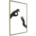 Miniatyrbild 1 av 9: Inramad Poster / Tavla - Language of Gestures I