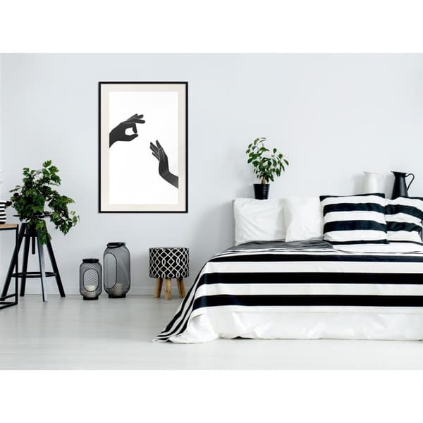 Inramad Poster / Tavla - Language of Gestures I