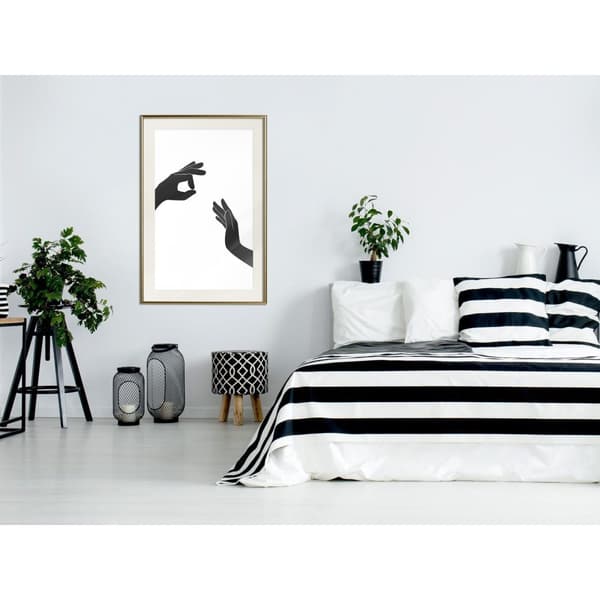 Inramad Poster / Tavla - Language of Gestures I
