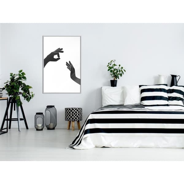 Inramad Poster / Tavla - Language of Gestures I