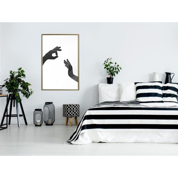 Inramad Poster / Tavla - Language of Gestures I