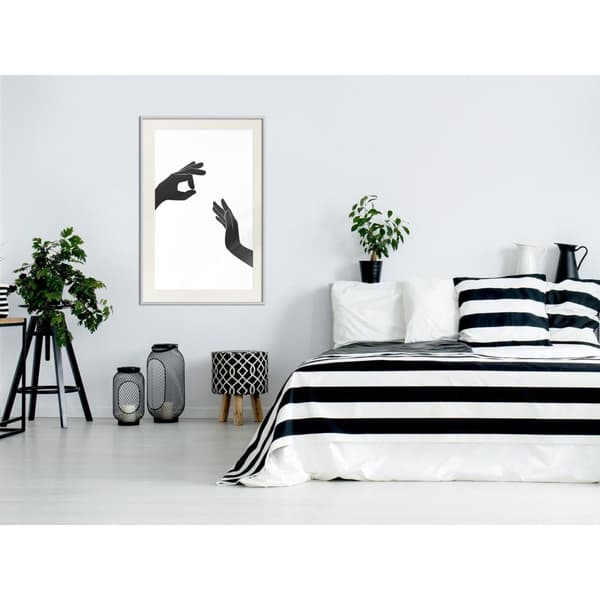 Inramad Poster / Tavla - Language of Gestures I
