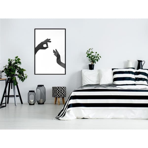 Inramad Poster / Tavla - Language of Gestures I