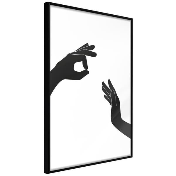 Inramad Poster / Tavla - Language of Gestures I