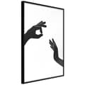 Miniatyrbild 1 av 9: Inramad Poster / Tavla - Language of Gestures I