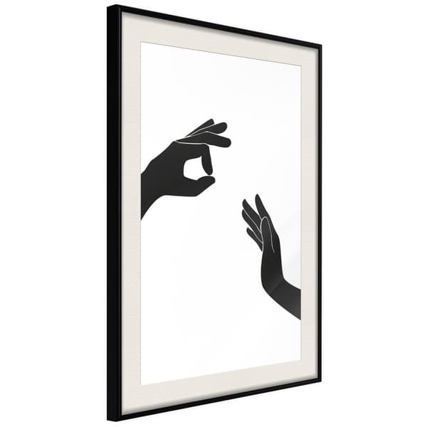 Inramad Poster / Tavla - Language of Gestures I