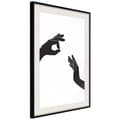 Miniatyrbild 1 av 9: Inramad Poster / Tavla - Language of Gestures I