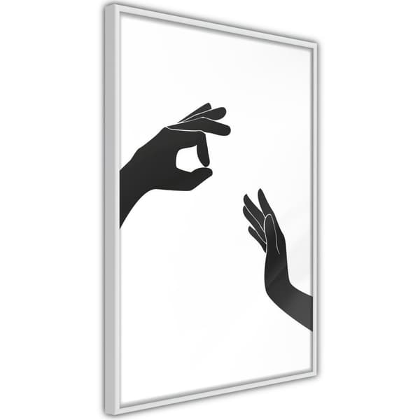 Inramad Poster / Tavla - Language of Gestures I