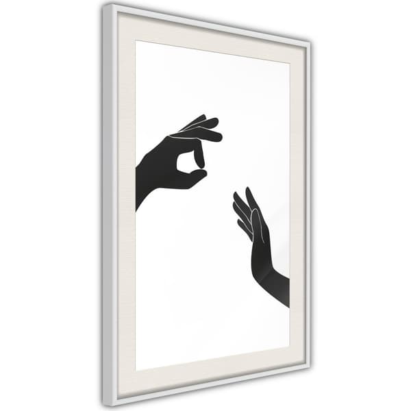 Inramad Poster / Tavla - Language of Gestures I