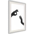 Miniatyrbild 1 av 9: Inramad Poster / Tavla - Language of Gestures I