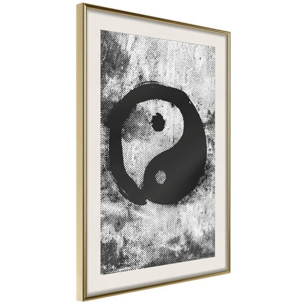 Inramad Poster / Tavla - Complementarity of Opposites