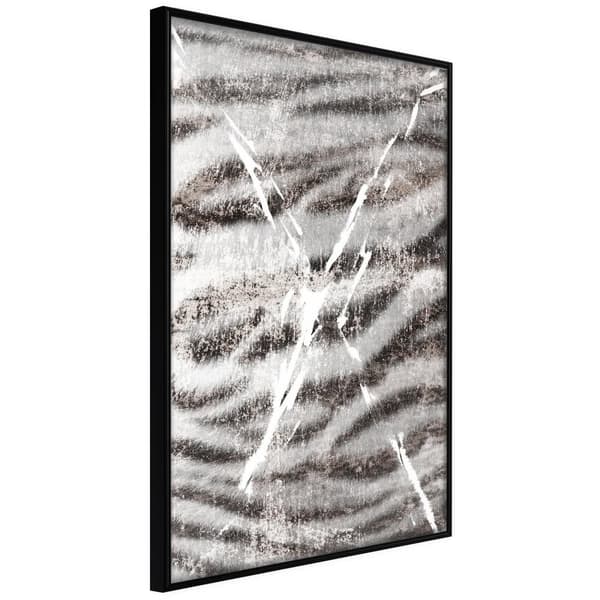 Inramad Poster / Tavla - Predator Skin Svart ram 30x45