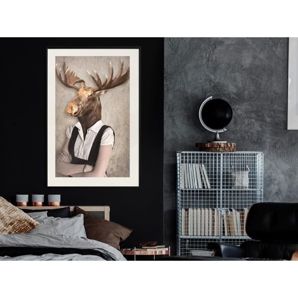 Inramad Poster / Tavla - Animal Alter Ego: Moose