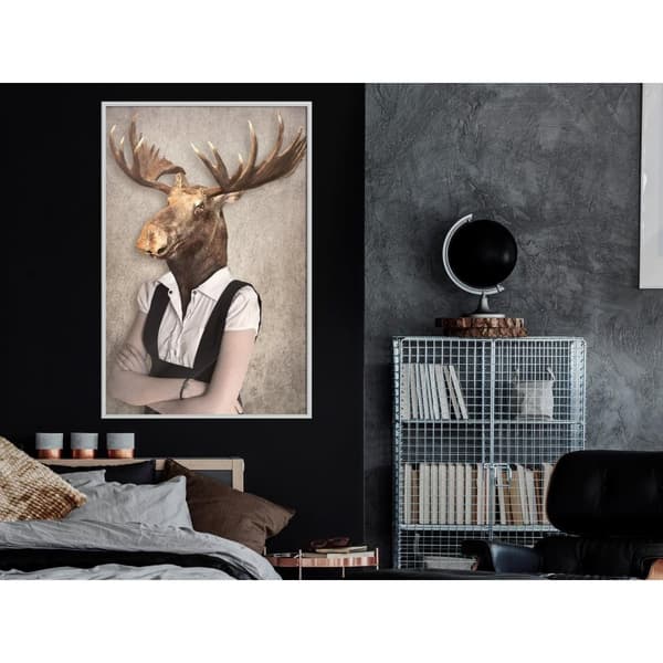Inramad Poster / Tavla - Animal Alter Ego: Moose