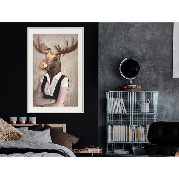 Inramad Poster / Tavla - Animal Alter Ego: Moose