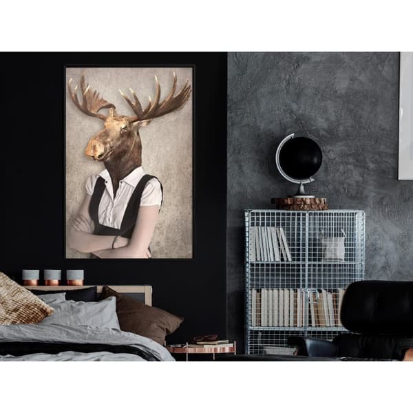 Inramad Poster / Tavla - Animal Alter Ego: Moose