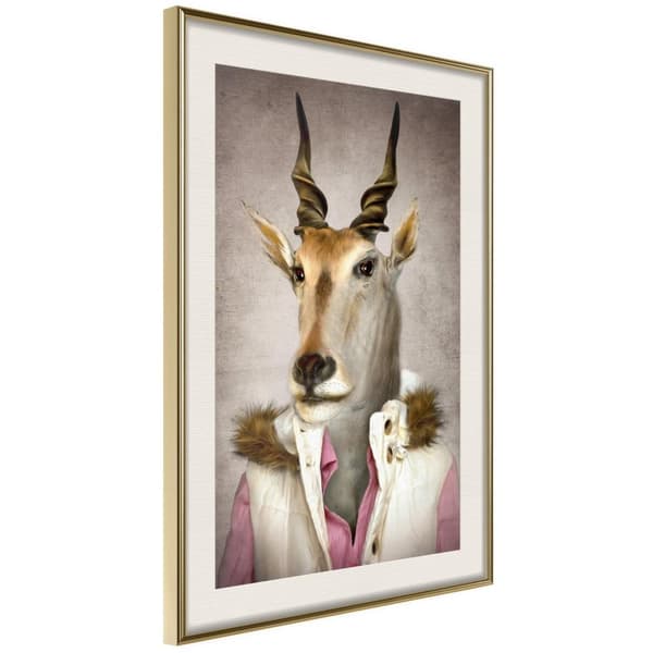 Inramad Poster / Tavla - Animal Alter Ego: Antelope