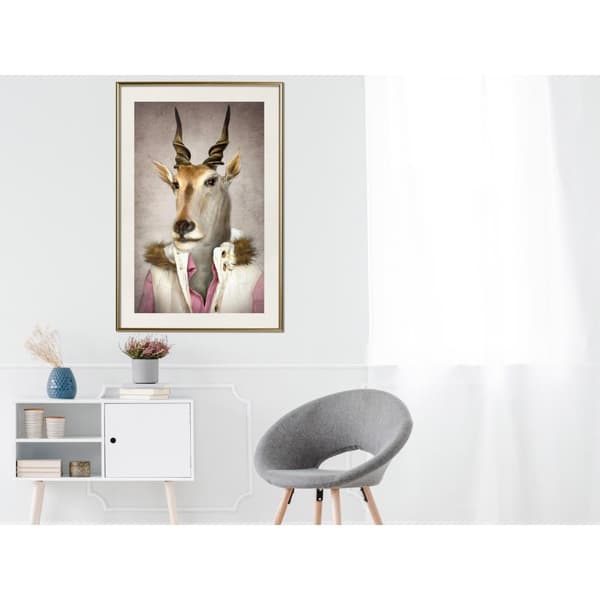 Inramad Poster / Tavla - Animal Alter Ego: Antelope