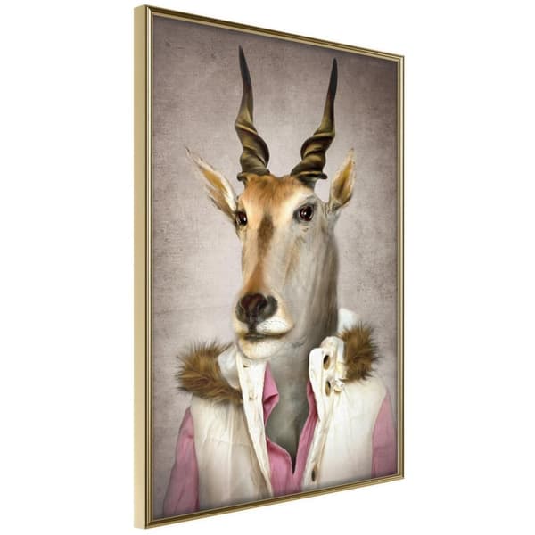 Inramad Poster / Tavla - Animal Alter Ego: Antelope