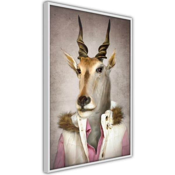 Inramad Poster / Tavla - Animal Alter Ego: Antelope