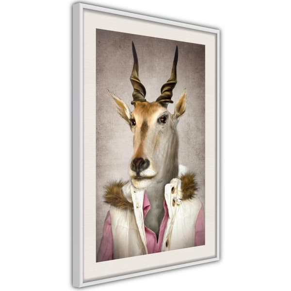 Inramad Poster / Tavla - Animal Alter Ego: Antelope