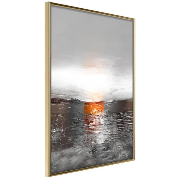 Inramad Poster / Tavla - Paint Texture Guldram 20x30